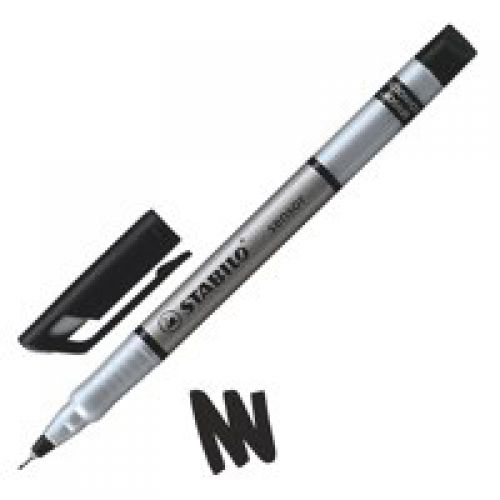 STABILO SENSOR Fine liner Pen 0.3mm Line Black (Pack 10) 189/46