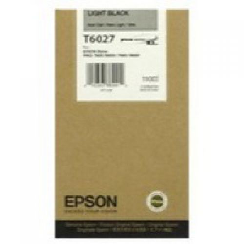 Epson T6027 Light Black Ink Cartridge for Stylus Pro 7800/9800 C13T602700