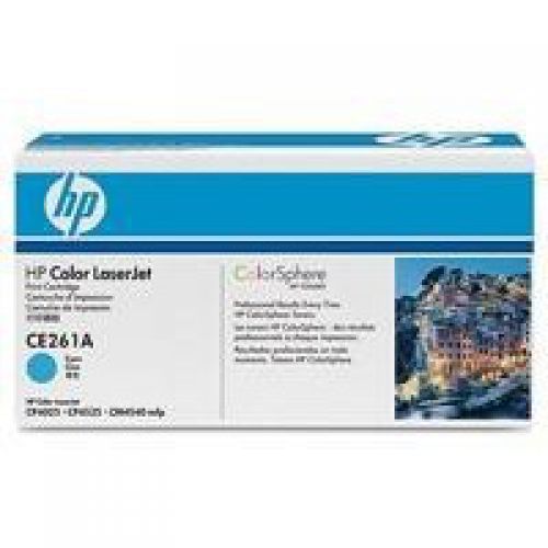 HP 648A Cyan Standard Capacity Toner 11K pages for HP Color LaserJet Enterprise CM4540/CP4025/CP4525 - CE261A