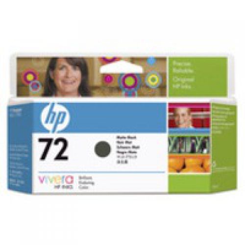 HP 72 Matte Black Standard Capacity Ink Cartridge 130ml - C9403A