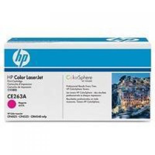 HP 648A Magenta Standard Capacity Toner 11K pages for HP Color LaserJet Enterprise CM4540/CP4025/CP4525 - CE263A