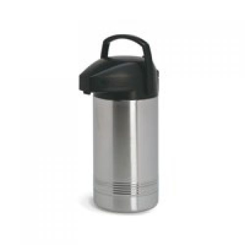 Addis President Stylish Chrome Pump Pot With Safety Lock 2 Litres