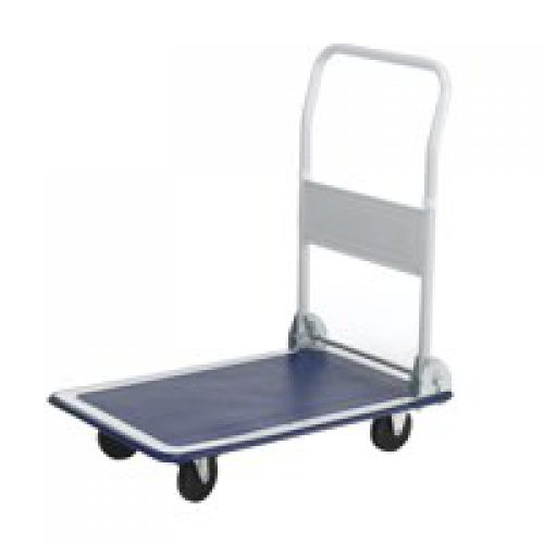 Folding Flatbed Trolleys Capacity 150Kg Open H810xW470xD730mm Folded H230mm Wheels/Castors Ø100mm