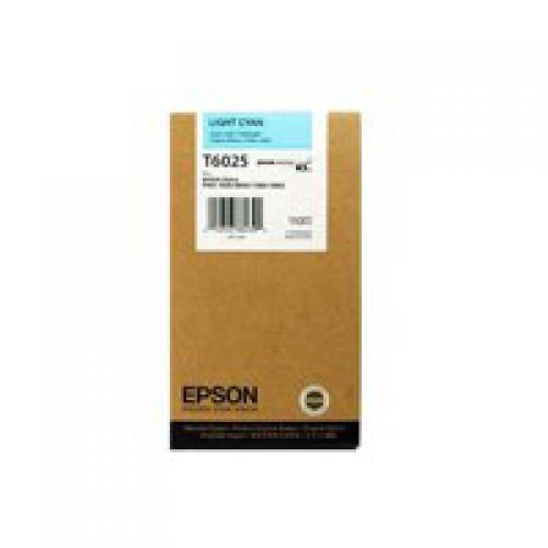 Epson T6025 Light Cyan Ink Cartridge 110ml - C13T602500