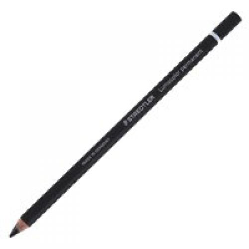 Staedtler Lumocolour Permanent Glasochrom Pencil Black PK12