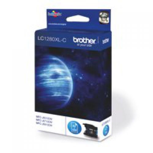 BRLC1280XLC | Brother original supplies maintain top quality results & offer great value for money. Brother employ precision engineering in the development of ink. These inks are specially designed to give you high quality results from your Brother printing technology every time. Brother original supplies produce images that are true to life, every time.