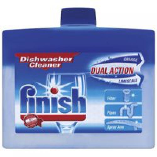 Finish Dishwasher Cleaner. Actively cleans all hidden parts of the dishwasher. Removes grease and limescale from filters.