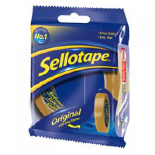 Sellotape Golden Original Tape Large Core 18mmx66m 1443252 [Pack 16]