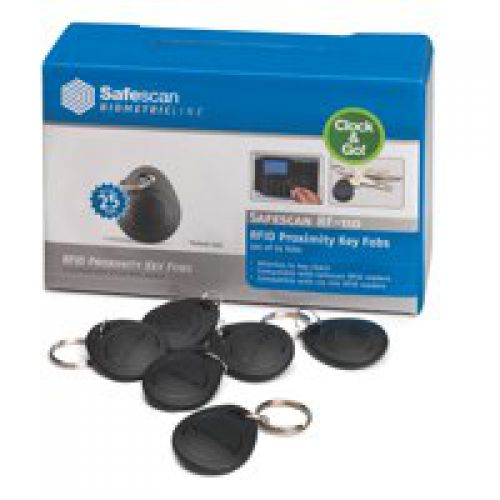 Safescan TimeMoto RF-110 RFID Key Fobs (Pack 25)