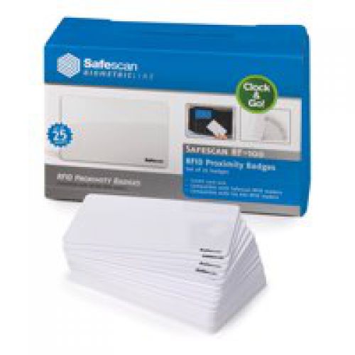Safescan RF-100 RFID Proximity Badge Pack 25