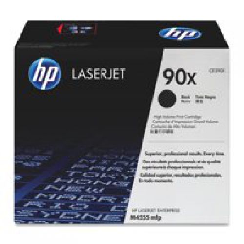 HP 90X Black High Yield Toner 24K pages for HP LaserJet Enterprise M602/M603 - CE390X