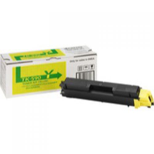 KYTK590Y - Kyocera TK590Y Yellow Toner Cartridge 5k pages - 1T02KVANL0