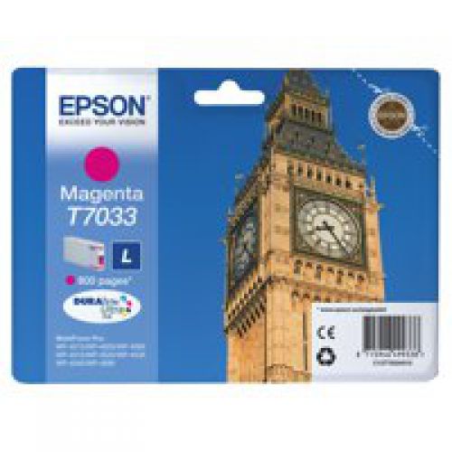Epson C13T70334010 T7033 Magenta Ink 10ml