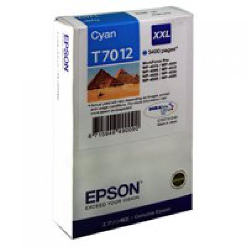 Epson T7012 Cyan Ink Cartridge 34ml - C13T70124010