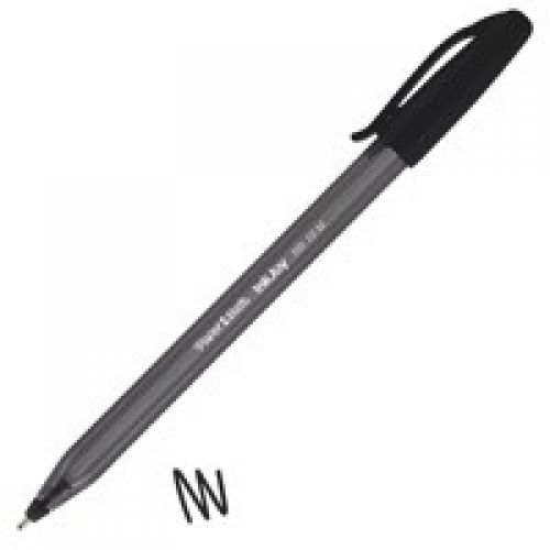 Paper Mate InkJoy 100 Ballpoint Pen 1.0mm Tip 0.7mm Line Black (Pack 50)