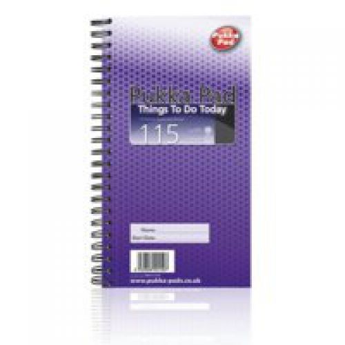 ValueX Things To Do Today Book 153x280mm 115 Sheets (Pack 5) - THI11/1/115