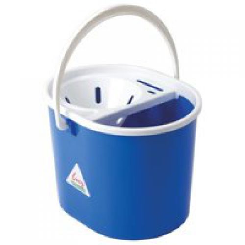 ValueX Plastic Mop Bucket With Wringer 5 Litre Blue - 0907002
