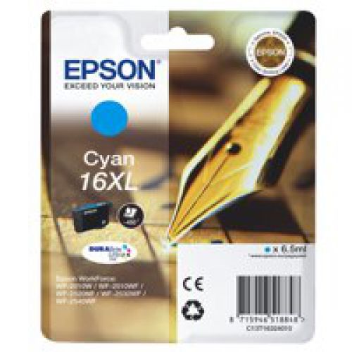 Epson T163240 16XL Series Cyan Ink Cartridge Inkjet Cartridges IJ2570