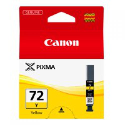 Canon PGI72Y Yellow Standard Capacity Ink Cartridge 14ml - 6406B001