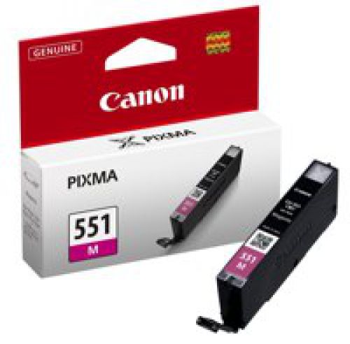 CACLI551M - Canon CLI551M Magenta Standard Capacity Ink Cartridge 7ml - 6510B001