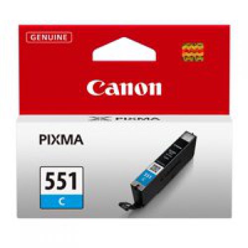 Canon CLI551C Cyan Standard Capacity Ink Cartridge 7ml - 6509B001