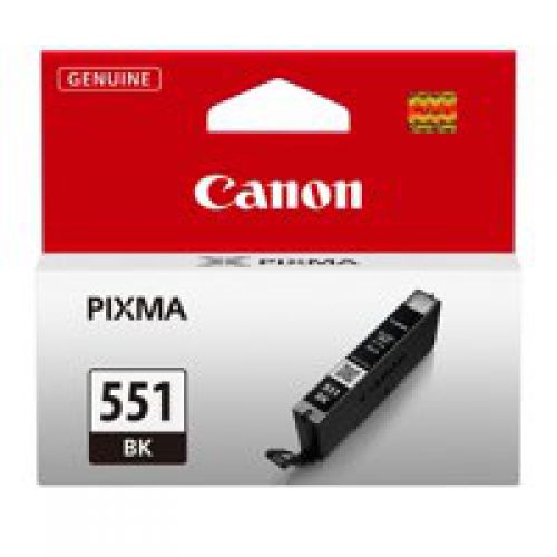 Canon CLI551BK Black Standard Capacity Ink Cartridge 7ml - 6508B001 CACLI551BK
