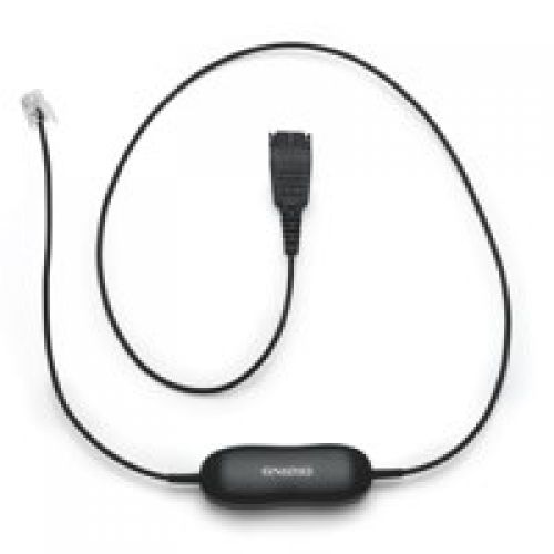 Jabra Smart Cord QD to RJ9 Coiled