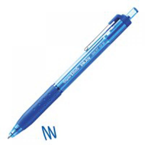 Paper Mate InkJoy 300 Retractable Ballpoint Pen 1.0mm Tip 0.7mm Line Blue (Pack 12)  | County Office Supplies