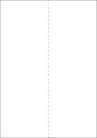 ValueX Multipurpose Label 210x297mm 1 Per A4 Sheet White (Pack 100 Labels) - 15320SM