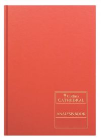 Collins Cathedral Petty Cash Book Casebound A4 3 Debit 9 Credit 96 Pages Red 69/3/9.1 - 811252