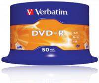 Verbatim 4.7GB 16x Speed Spindle DVD-R (50 Pack) 43548