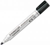 Staedtler Lumocolor Whiteboard Marker Bullet Tip 2mm Line Black (Pack 10) - 351-9
