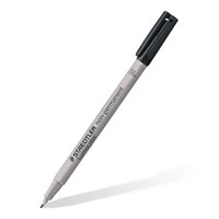 Staedtler Lumocolor OHP Pen Non-Permanent Fine 0.6mm Line Black (Pack 10) - 316-9