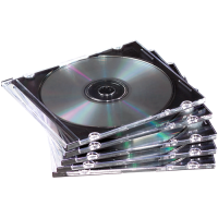 ValueX CD Jewel Case Slimline Clear (Pack 25) 98316