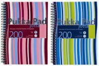 Pukka Pad Jotta A5 Wirebound Polypropylene Cover Notebook Ruled 200 Pages Assorted Stripe Colours (Pack 3) - JP021