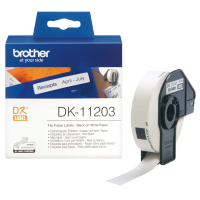 Brother File Folder Labels 17mm x 87mm 300 Labels - DK11203