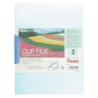 Pentel Recycology Clip File A4 Blue (Pack 10) - DCB14C