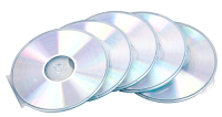 Fellowes CD Case Round Slim Clear (Pack 5) 9834201