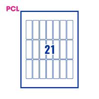 Pcl2576 White Perm Labels 21 Lab/Sht 4200/Bx 200Sh A4/Bx 3P