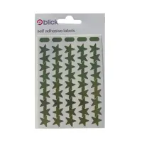Blick Labels Metallic Stars Gold 14mm 135 Stickers x20 (Pack 2700) - RS025351