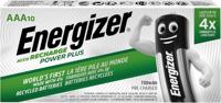Energizer Rechargeable Power Plus AAA Battery 700mAh (Pack 10) - 416985