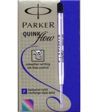 Parker 1950368 Quinkflow Ball Pen Refill Blue Ink Fine Box of 12