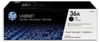 HP 36A Black Standard Capacity Toner 2K pages Twinpack for HP LaserJet M1120/M1522/P1505 - CB436AD