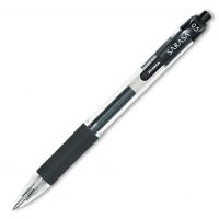 Zebra Sarasa Retractable Gel Rollerball Pen 0.5mm Tip 0.3mm Line Black (Pack 12) - 46710
