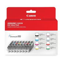 Canon CLI42 Black Photo Cyan Light Grey Magenta Grey Cyan Photo Magenta Yellow Standard Capacity Ink Cartridge Multipack 8 x 13ml (Pack 8) - 6384B010