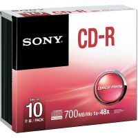 Sony CDR 48X Pack 10 Slim Case