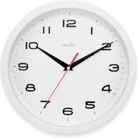 Acctim Aylesbury Quartz Wall Clock 245mm Diameter White - 92/301