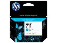 HP 711 Cyan Standard Capacity Ink Cartridge Multipack 3 x 29 ml (Pack 3) - CZ134A