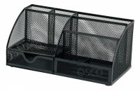 Osco Mesh Large Desk Organiser Scratch Resistant (Black)