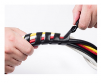 D-Line Cable Tidy Wrap 10-40mmx2.5m Diameter Black